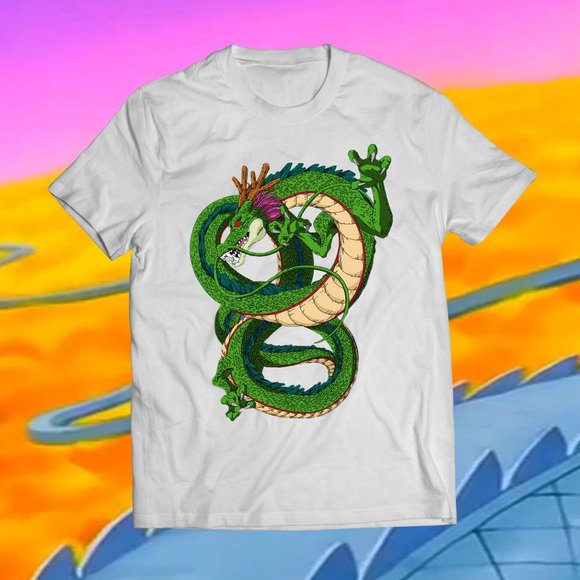Gildan Other - OG DBZ Shenron White Anime Tee